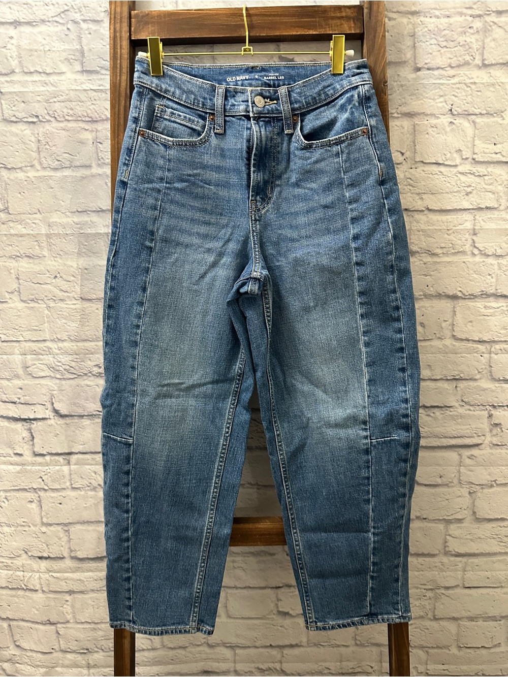 Old Navy Women's Medium Blue Boyfriend Jeans